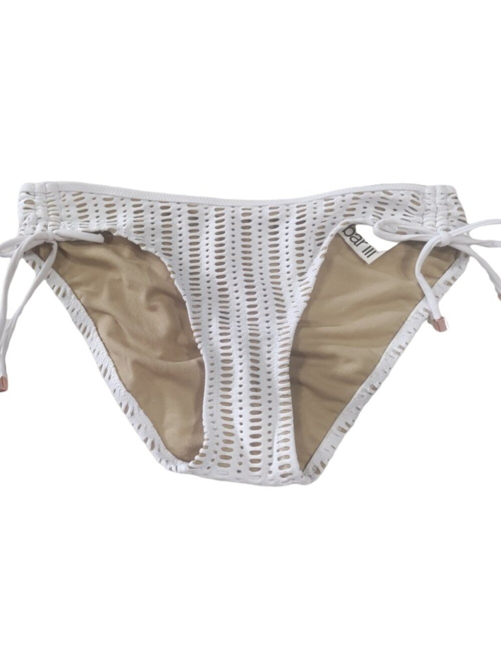 bar III Womens Crochet Swimwear Bikini Bottom